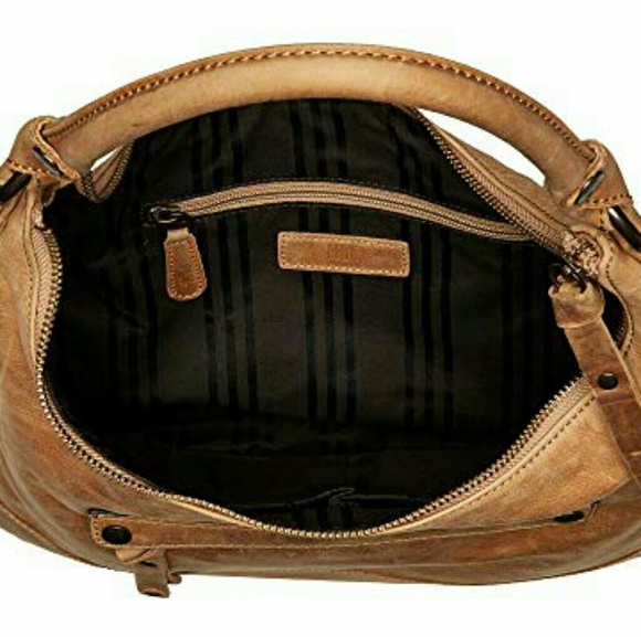 NWT Frye Melissa Zip Hobo (Beige)